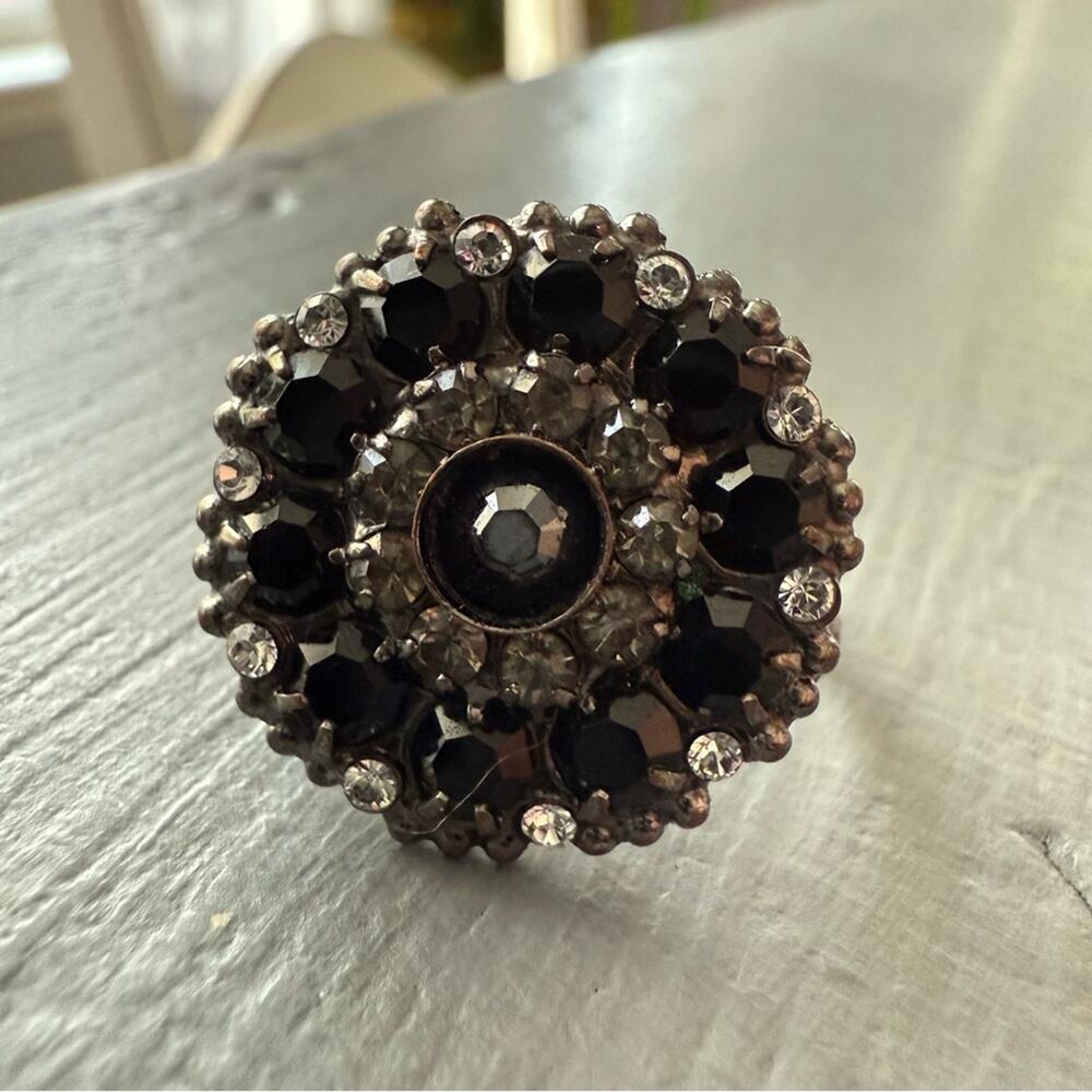 Sorrelli Crystal Adjustable Ring Size 7